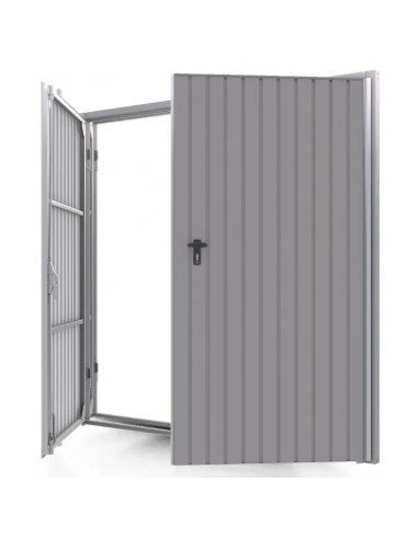 Staal Garagendeur Draaipoorten - 245 x 215 cm - RAL 9006