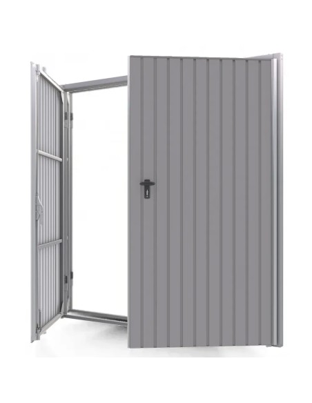 Staal Garagendeur Draaipoorten - 245 x 215 cm - RAL 9006