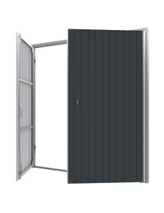 Staal Garagendeur Draaipoorten - 285 x 230 cm - RAL 7016
