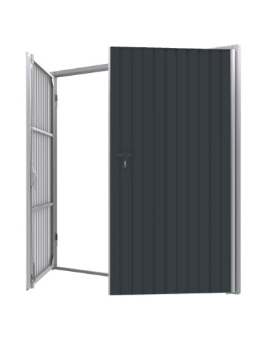 Staal Garagendeur Draaipoorten - 285 x 230 cm - RAL 7016