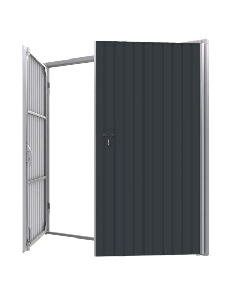 Staal Garagendeur Draaipoorten - 285 x 230 cm - RAL 7016
