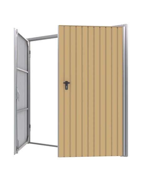 Staal Garagendeur Draaipoorten - 300 x 300 cm - RAL 1002