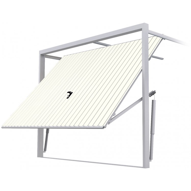 Staal Garagendeur Kantelpoort - Breedte 200 cm x Hoogte: 200-300 cm