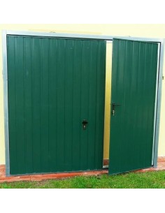 Staal Garagendeur Draaipoorten - 220 x 260 cm - RAL 1002 2