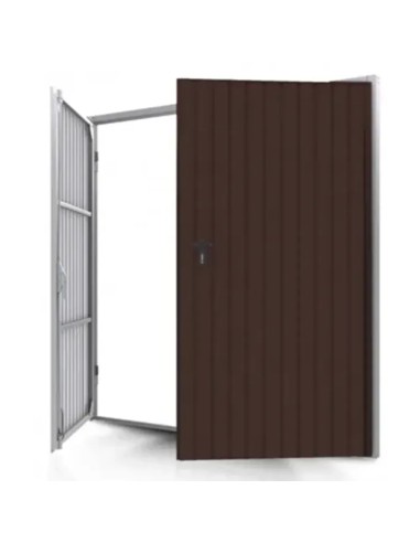 Staal Garagendeur Draaipoorten - 300 x 250 cm - RAL 8017
