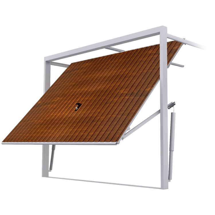 Staal Garagendeur Kantelpoort - Breedte 250 cm x Hoogte: 200-300 cm