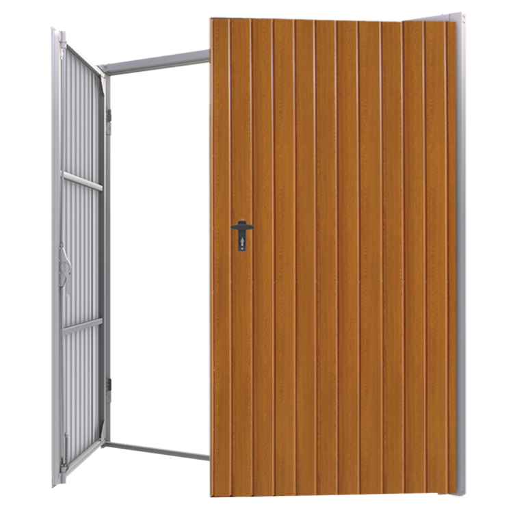 Staal Garagendeur Draaipoorten - Breedte: 280 cm x Hoogte: 200-300 cm