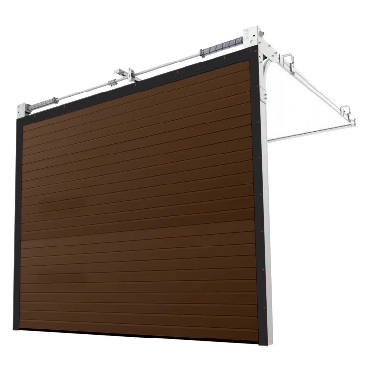 	Sectionalpoort Garagenpoort 2550 x 2150 mm - Bruin	