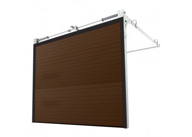 	Sectionalpoort Garagenpoort 2550 x 2150 mm - Bruin	