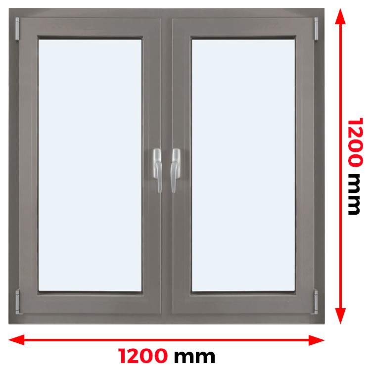 Aluminium Kozijnen 1200 x 1200mm MB-70