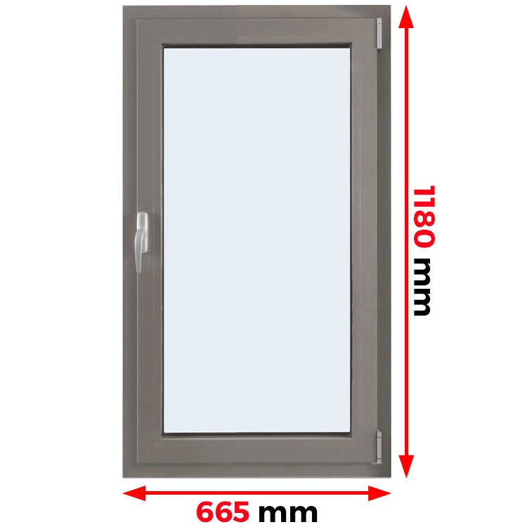 Aluminium Kozijnen 665 x 1180 mm MB-70