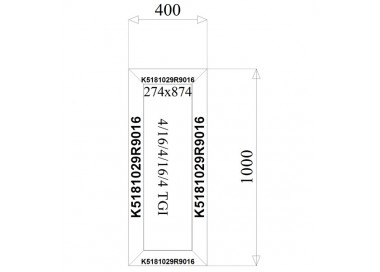 Aluminium Kozijnen 400 x 1000 mm MB-70