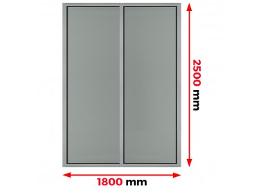 Brandwerende Aluminium Kozijnen Ei60 - 1800 x 2500 mm MB-78Ei