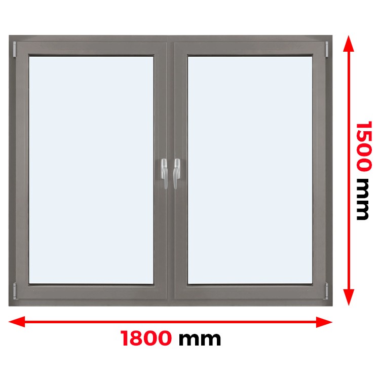 Aluminium Kozijnen 1800 x 1500 mm MB-70