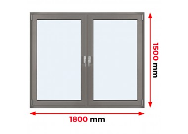 Aluminium Kozijnen 1800 x 1500 mm MB-70