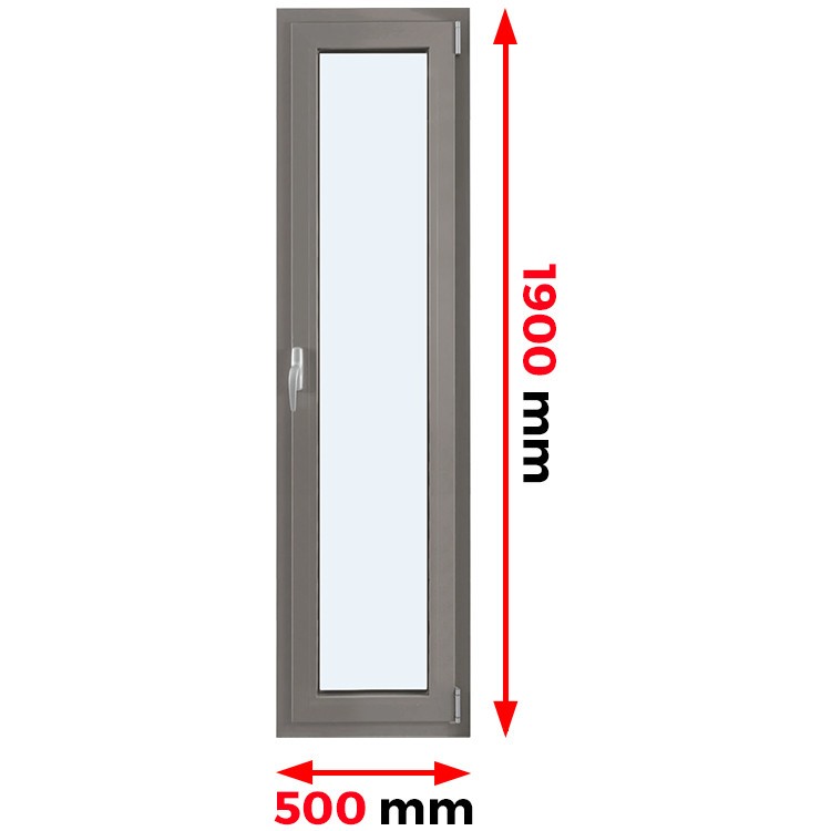 Aluminium Kozijnen 500 x 1900 mm MB-70