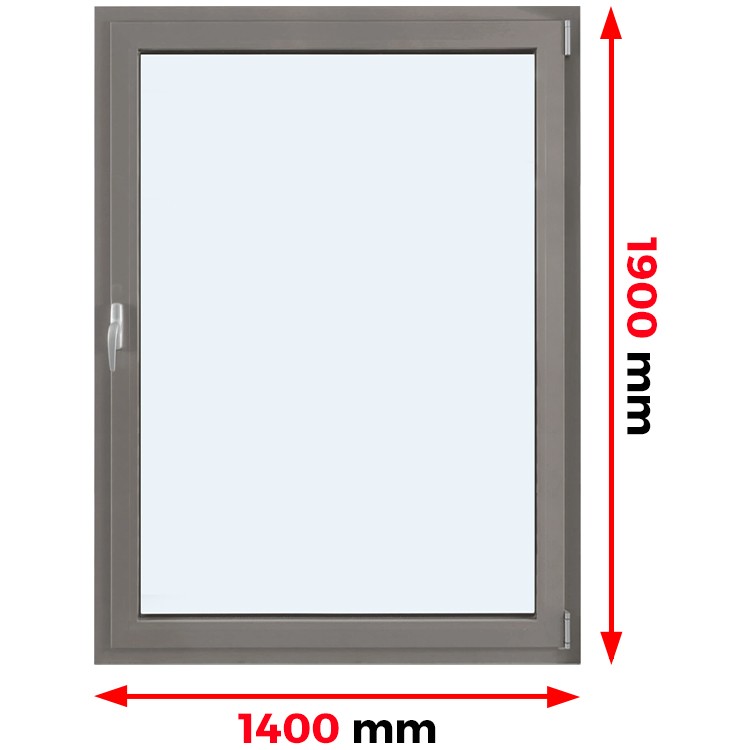 Aluminium Kozijnen 1400 x 1900 mm MB-70