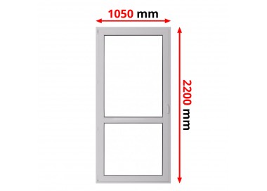 Balkondeuren Tuindeuren Kunststof Kozijnen 1050 x 2200 mm