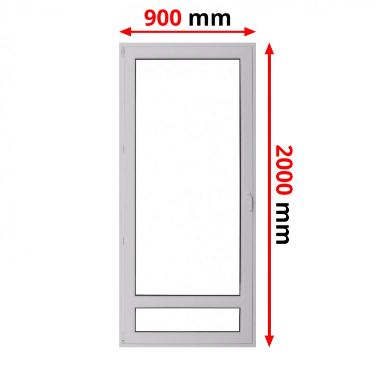 Balkondeuren Tuindeuren Kunststof Kozijnen 900 x 2000 mm
