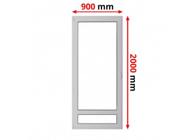 Balkondeuren Tuindeuren Kunststof Kozijnen 900 x 2000 mm