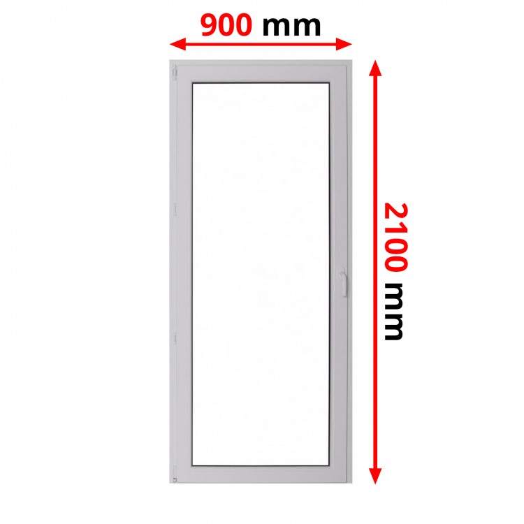 Balkondeuren Tuindeuren Kunststof Kozijnen 900 x 2100 mm