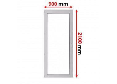 Balkondeuren Tuindeuren Kunststof Kozijnen 900 x 2100 mm