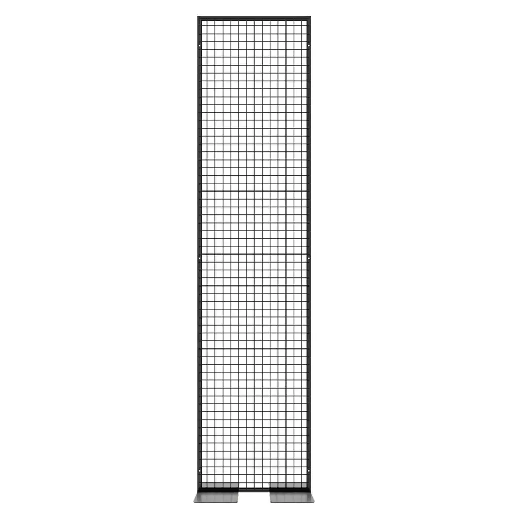 Afbeelding van een loftrooster met afmetingen van 58 &times; 242 cm.