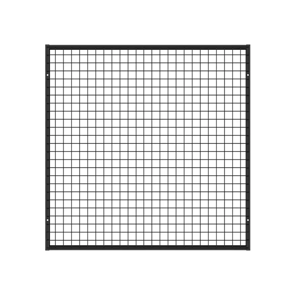 Afbeelding van een loftrooster met afmetingen van 102 &times; 102 cm