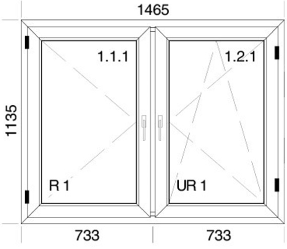 1465 x 1135 mm schema