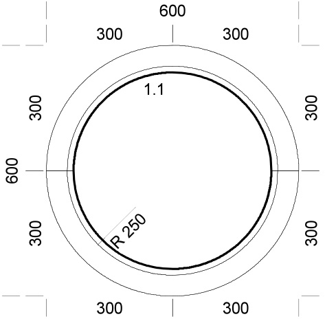 600 x 600 mm schema