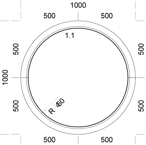 1000 x 1000 mm schema