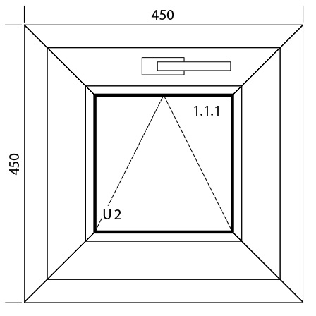 450 x 450 mm schema