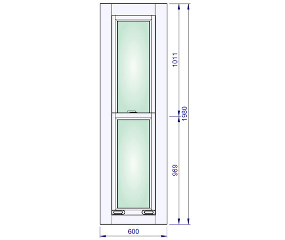 600 x 1980 mm schema