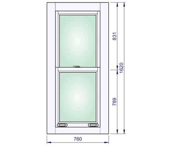 760 x 1620 mm schema