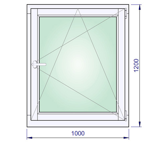 1000 x 1200 mm schema