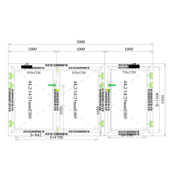 3000 x 1500 mm schema