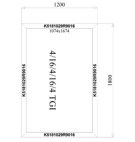 1200 x 1800 mm schema